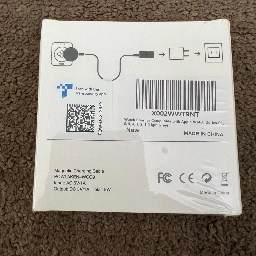 Magnetic Smart Watch Charging Cable 1M 3 pack